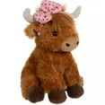 thumbnail image 1 of Pink Cow Plush – Cute Highland Cow Stuffed Animal, Soft Fluffy Cattle Plush Toy for Kids & Adults, Funny Farm Animal Decor Gift for Christmas, Birthday & Valentine's Day, 1 of 5