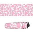 thumbnail image 1 of Pink Cow Print Mouse Pad Large Extended Gaming Desk Mat with Stitched Edges, Laptop Computer Keyboard Mouse Mat for Work, Game, Office, Home, Add a Pop of Color, 1 of 1