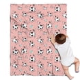 thumbnail image 1 of Pink Cow Spotted Pattern Blanket,Comfortable Soft Lamb Wool Throw Blanket,All Season,Warm Lightweight Blankets for Sofa Bed Couch Living Room Chair,30"x40", 1 of 4
