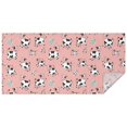 thumbnail image 1 of Pink Cow Spotted Pattern Rectangle Tablecloth 60"x120",Waterproof Polyester Rectangle Table Cloth, Wipeable Spillproof Polyester Tablecloth for Dining, Camping, Indoor and Outdoor, 1 of 6