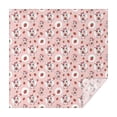 thumbnail image 1 of Pink Cow Strawberry Dot Pattern Square Tablecloth,Waterproof Square Table Cover,Wipeable Spillproof Washable Table Cover for Home Kitchen Party Decor 42"X42"(107x107cm), 1 of 6