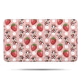 thumbnail image 1 of Pink Cow Strawberry Hat Pattern Bathroom Rugs Mat,Non Slip Microfiber Bathroom Rug,Rubber Backing,Soft Bathroom Mats for Bathroom Floor,Tub and Shower,17x30in(43x75cm), 1 of 5