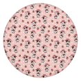 thumbnail image 1 of Pink Cow Strawberry Hat Pattern Round Fitted Tablecloth with Elastic Edge,Dining Table Cover Waterproof,Outdoor Round Tablecloth for Camping,Dining,Indoor and Outdoor, 1 of 7