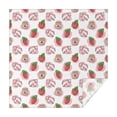 thumbnail image 1 of Pink Cow Strawberry Jam Pattern Square Tablecloth,Waterproof Square Table Cover,Wipeable Spillproof Washable Table Cover for Home Kitchen Party Decor 52"x52"(132x132cm), 1 of 6