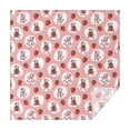 thumbnail image 1 of Pink Cow Strawberry Oval Pattern Square Tablecloth,Waterproof Square Table Cover,Wipeable Spillproof Washable Table Cover for Home Kitchen Party Decor 60"x60"(152x152cm), 1 of 6