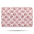 thumbnail image 1 of Pink Cow Strawberry Pattern Bathroom Rugs Mat,Non Slip Microfiber Bathroom Rug,Rubber Backing,Soft Bathroom Mats for Bathroom Floor,Tub and Shower,17x27in(43x68cm), 1 of 5