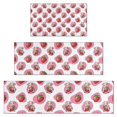 thumbnail image 1 of Pink Cow Strawberry Pattern Kitchen Rugs Sets Of 3,Kitchen Runner Rugs Non Skid Washable,Decorative Kitchen Floor Mats for Kitchen,Sink,Laundry,17"x30"+ 17"x47" + 17"x59", 1 of 6