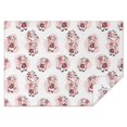 thumbnail image 1 of Pink Cow Strawberry Pattern Rectangle Tablecloth 60"x84",Waterproof Polyester Rectangle Table Cloth, Wipeable Spillproof Polyester Tablecloth for Dining, Camping, Indoor and Outdoor, 1 of 5
