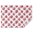 thumbnail image 1 of Pink Cow Strawberry Pattern Rectangle Tablecloth 60"x84",Waterproof Polyester Rectangle Table Cloth, Wipeable Spillproof Polyester Tablecloth for Dining, Camping, Indoor and Outdoor, 1 of 5