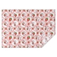 thumbnail image 1 of Pink Cow Strawberry Pattern Rectangle Tablecloth 60"x84",Waterproof Polyester Rectangle Table Cloth, Wipeable Spillproof Polyester Tablecloth for Dining, Camping, Indoor and Outdoor, 1 of 5