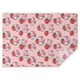 thumbnail image 1 of Pink Cow Strawberry Scarf Pattern Rectangle Tablecloth 60"x84",Waterproof Polyester Rectangle Table Cloth, Wipeable Spillproof Polyester Tablecloth for Dining, Camping, Indoor and Outdoor, 1 of 5