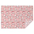 thumbnail image 1 of Pink Cow Sweater Pattern Rectangle Tablecloth 60"x84",Waterproof Polyester Rectangle Table Cloth, Wipeable Spillproof Polyester Tablecloth for Dining, Camping, Indoor and Outdoor, 1 of 5