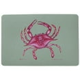 thumbnail image 1 of Pink Crab 18 X 26 Inch Door Mat, 1 of 2