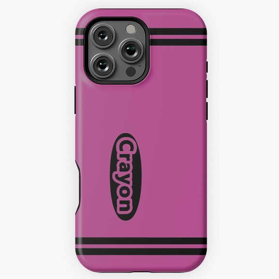 Pink Crayon Easy Costume Funny Phone Case for iPhone 16 15 14 13 12 11 Pro Max M5902160