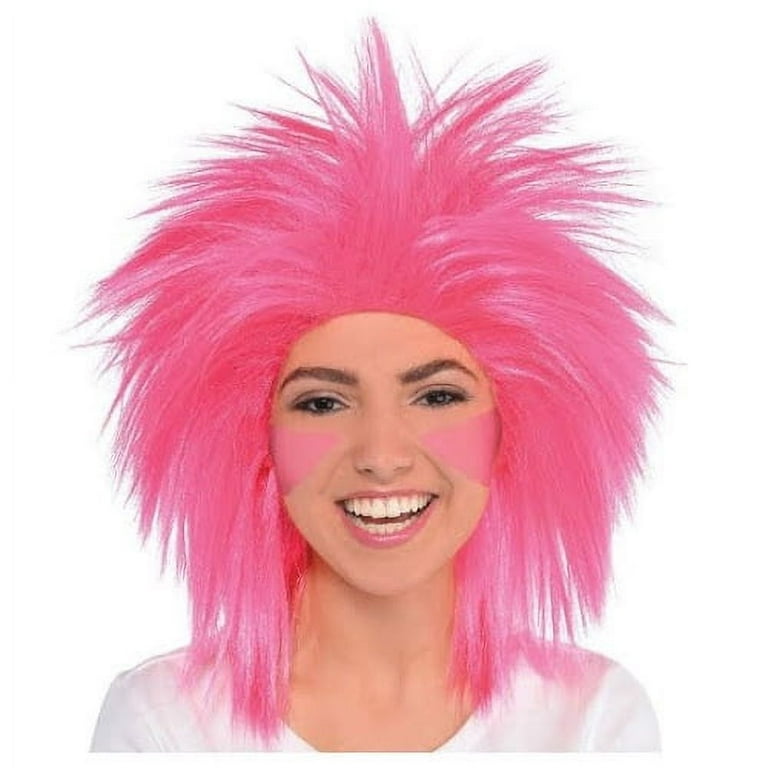 Pink Crazy Wig