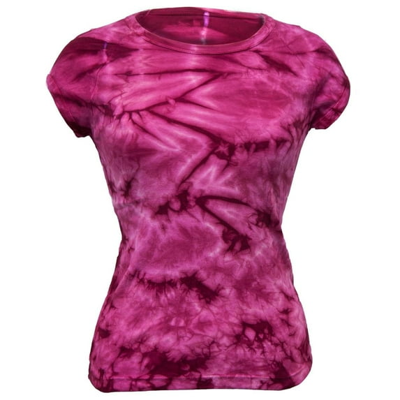 Pink Crinkle - Juniors T-Shirt - One Size