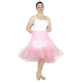 thumbnail image 1 of Pink Crinoline Slip - Elastic Waist Adult M-L - 50s Style Full Net Petticoat, 1 of 2