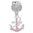 thumbnail image 1 of Pink Crystal Anchor - Frog Charm Bead, 1 of 1