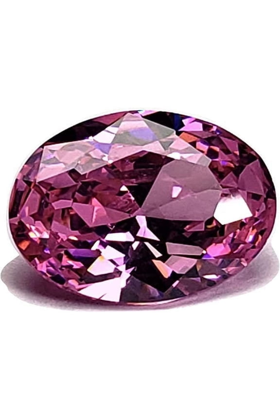 Pink Cubic Zirconia Oval Loose Gemstone (Assorted Sizes)