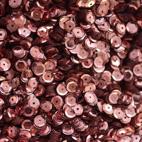 Pink Cup Sequins 6mm Shiny Metallic Made in USA