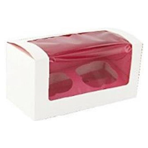 Pink Cupcake Box With Window