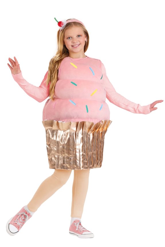 Pink Cupcake Costume for Girls