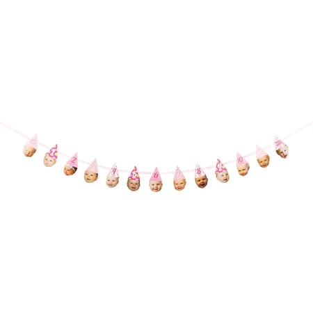 Custom Banner Pink Hats Glitter
