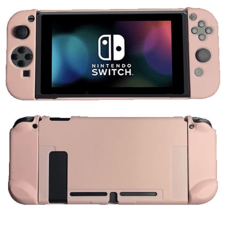 Pink Custom Protective Shell Case for Nintendo Switch Console