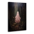 thumbnail image 1 of Pink Cute Ghost in The Forest Room Aesthetic Poster Print Art Wall Painting Canvas Posters Gifts Modern Bedroom Decor 12x18inch(30x45cm), 1 of 6