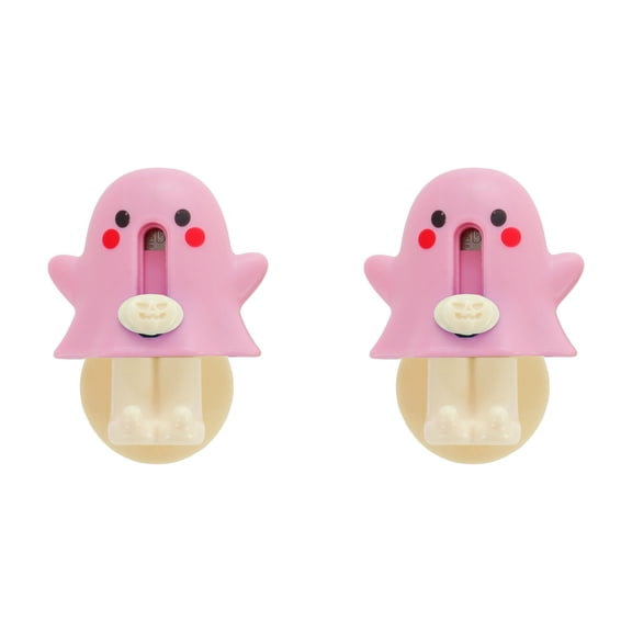 Pink Cute Mini Retractable Utility Knife Set 2PCS Cartoon Pocket Box Cutter Keychain Craft Knife for Office Home Arts Crafts Cardboard Paper Opening Tool
