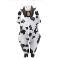 thumbnail image 1 of Pink Cute Pig Inflatable Costume Adult Cosplay Cow Funny  Inflatable Suit Halloween Carnival Animal Themed Party Costume Prop,Height 59"–74.8",cow, 1 of 7