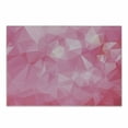 thumbnail image 1 of Pink Cutting Board, Abstract Polygonal Design with Fractal Look and Triangles in Pink Shades, Decorative Tempered Glass Cutting and Serving Board, Small Size, Pale Pink and Hot Pink, by Ambesonne, 1 of 1