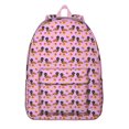 thumbnail image 1 of Pink Dachshund Chips Backpack for School,Cute School Bag,Schoolbag with Adjustable Shoulder Straps & Padded Back,15.7"x11.8"x5.5", 1 of 5