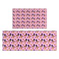 thumbnail image 1 of Pink Dachshund Chips Kitchen Rugs Sets Of 2,Anti Fatigue Kitchen Mat Rugs Non Slip Washable,Decorative Kitchen Floor Mats for Kitchen,Sink,Laundry,17"x30"+17"x47", 1 of 7
