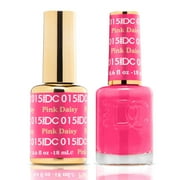 Pink Daisy #015 & Matching Polish Set - DND Gel & Lacquer