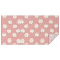 thumbnail image 1 of Pink Daisy Flower White Blooms Pattern Rectangle Tablecloth 60"x120",Waterproof Polyester Rectangle Table Cloth, Wipeable Spillproof Polyester Tablecloth for Dining, Camping, Indoor and Outdoor, 1 of 6