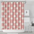 thumbnail image 1 of Pink Daisy Flower White Blooms Pattern Shower Curtain 84"x72" ,Bathroom Decorative Shower Curtains Set with 12 Hooks,Modern Waterproof Washable Shower Curtain, 1 of 6