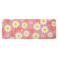 thumbnail image 1 of Pink Daisy Flower Yellow Centers Pattern Kitchen Rug Mat,Kitchen Runner Rugs Non Skid Washable,Decorative Kitchen Floor Mats for Kitchen,Sink,Laundry,17"x47.2", 1 of 7