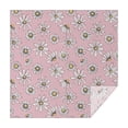 thumbnail image 1 of Pink Daisy Flower Yellow Centers Pattern Square Tablecloth,Waterproof Square Table Cover,Wipeable Spillproof Washable Table Cover for Home Kitchen Party Decor 60"x60"(152x152cm), 1 of 6