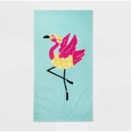 pink flamingo beach towels