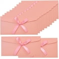 thumbnail image 1 of Pink Decorative Envelopes 20 Pcs Paper Invitation Envelopes with Ribbon Bow Gift Card Holders Thicken Greeting Envelope Set Wedding Party Favors Birthday Festival Supplies By Topboutique, 1 of 7
