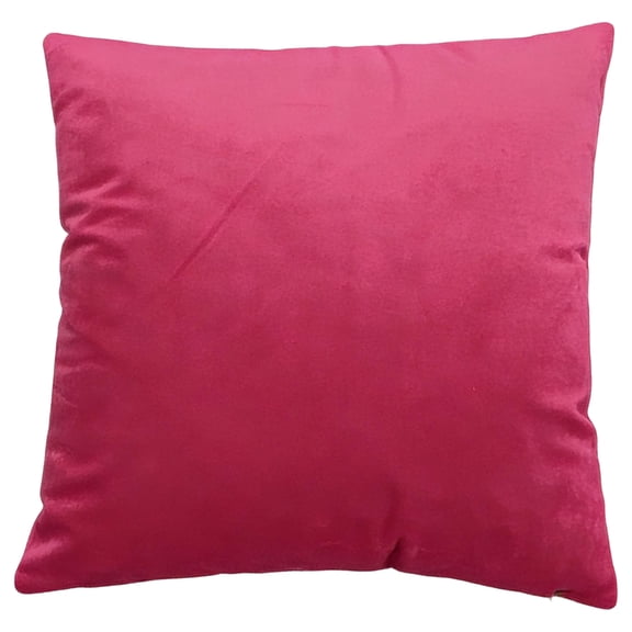 Pink Decorative Pillow, Decorative Throw Pillows for Couch, 20X20 In, Hot Pink Velvet, Home Decor Living Room, 1 Pc