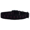 thumbnail image 1 of Pink Deer Nylon Ribbon Dog Collars Large, 1 of 1