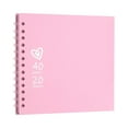 thumbnail image 1 of Pink Delicate Diy Baby Memory Album Handmade Scrapbooking Journal Customizable Pages Soft Pink Cover Photo Book #GV6q2, 1 of 2