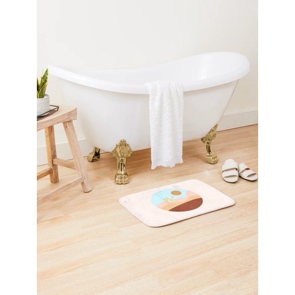 Pink Desert Camel Doormat, Non-Slip Printed Entry Mat, 40x60cm or 50x80cm