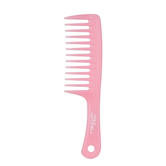 Paul Mitchell Pink Detangler Comb, Wide Tooth Comb Detangles Wet or Dry Hair