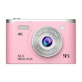 thumbnail image 1 of Pink Digital Camera 1080P Hd 48Mp Photos 8X Zoom 2.4 Inch Lcd Screen Compact And Lightweight For Students Beginners, 1 of 8