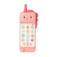 thumbnail image 1 of Pink Dinosaur Phone Music Toy For Kids Teething Toy With Melodies And Sound Effects Soft Chewable Edges Educational Toy For Toddlers Sensory Learning Toy Weight 0.172 Lb Package Includes 1, 1 of 6