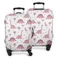 thumbnail image 1 of Pink Dinosaur and Bird Pattern Luggage Cover Fashion Suitcase Cover Baggage Covers Fit 25-28 Inch Luggage (Go Travel), 1 of 5