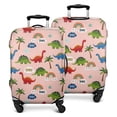 thumbnail image 1 of Pink Dinosaur and Rainbow Pattern Luggage Cover Fashion Suitcase Cover Baggage Covers Fit 25-28 Inch Luggage (Go Travel), 1 of 5